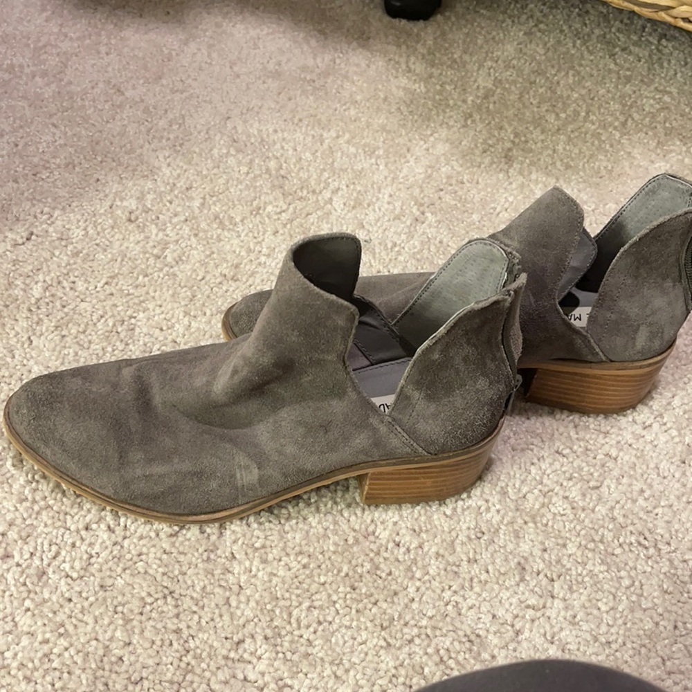 Steve Madden grey booties